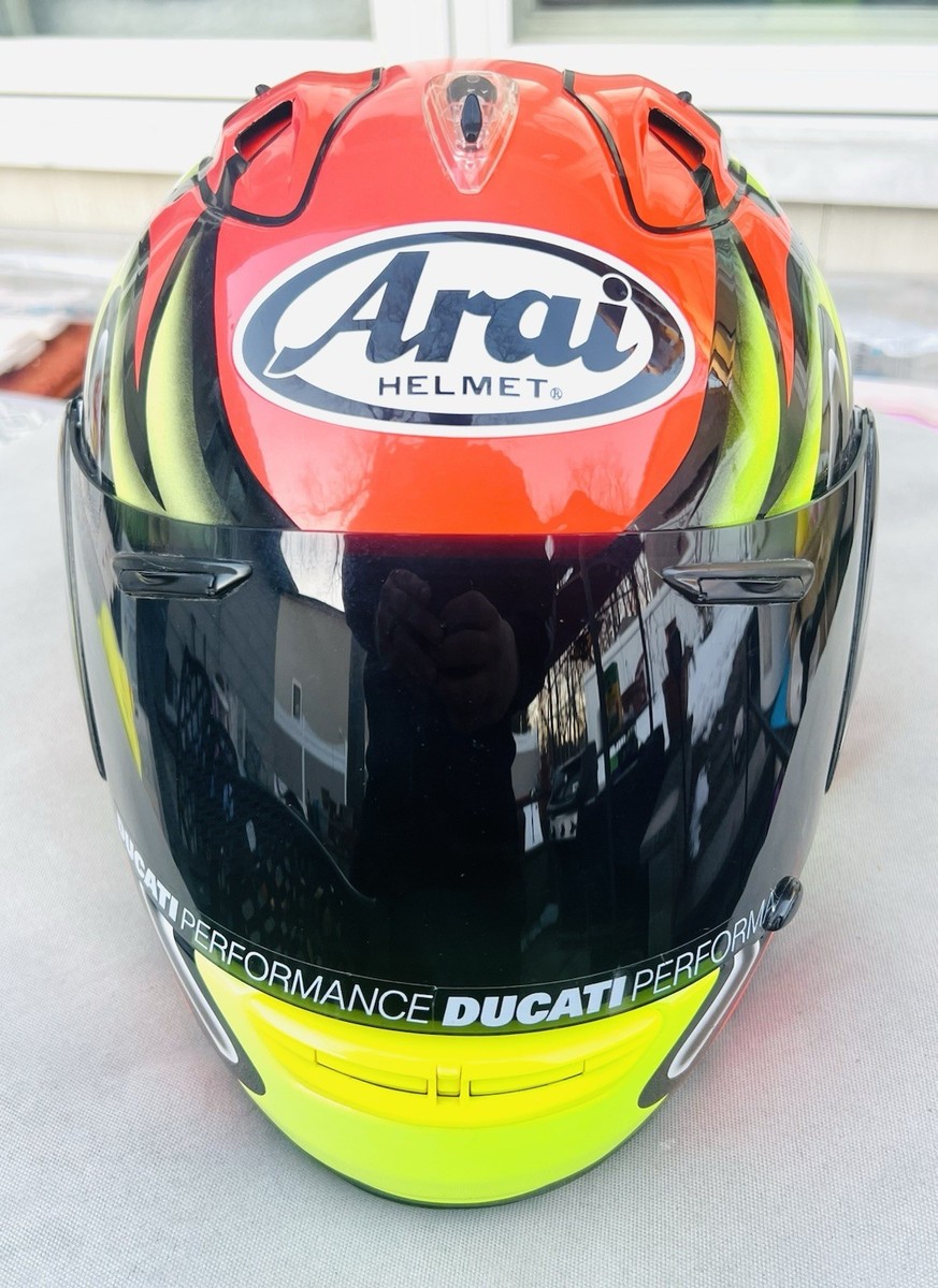 Vintage 2001 Arai RX-7RR4 Tribal Full Face Helmet/Dark Visor/Size