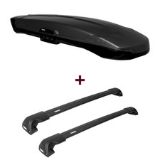 Dachbox Thule Vector Alpine + Dachträger Thule für Audi A6 Avant 4F/C6 set