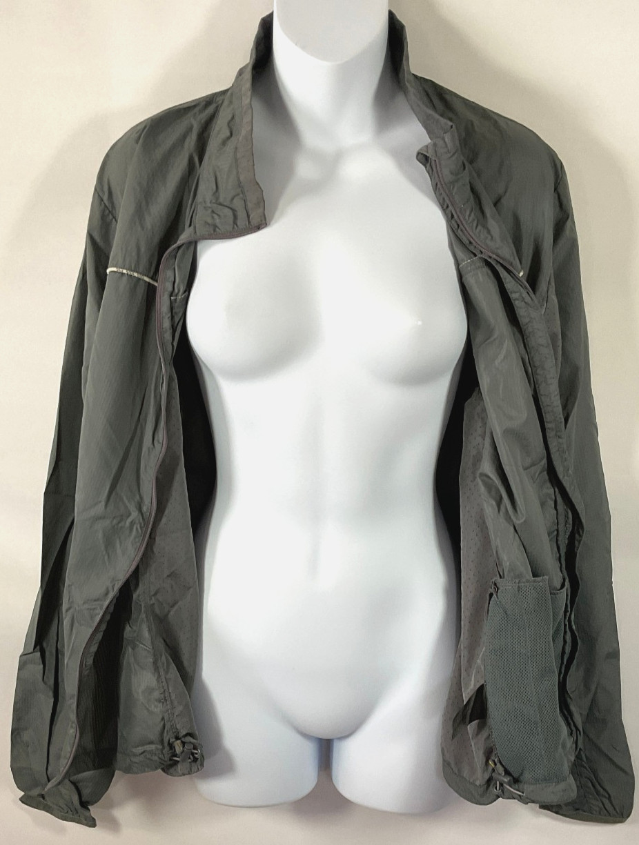 Merrell Lightweight Packable Windbreaker Gray Nyl… - image 2