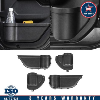 For Jeep Wrangler JL JT 18-2024 Front & Rear Door Storage Box Tray Organizer 4X
