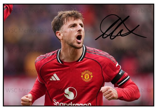 12052. Mason Mount Signed Pictures A4 Prints Man United Chelsea England Derby