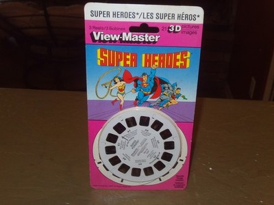 SUPER HEROES VIEW-MASTER REELS SET SUPER FRIENDS RARE WONDER WOMAN JLA MOMC 1979