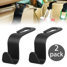 2 Pack Strong Car Seat Headrest Hook Backseat Purse Hanger Bag Hanging Holder