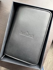 Custodia da viaggio Blancpain X Wolf nera e taschino uomo collaborazione nuova con scatola