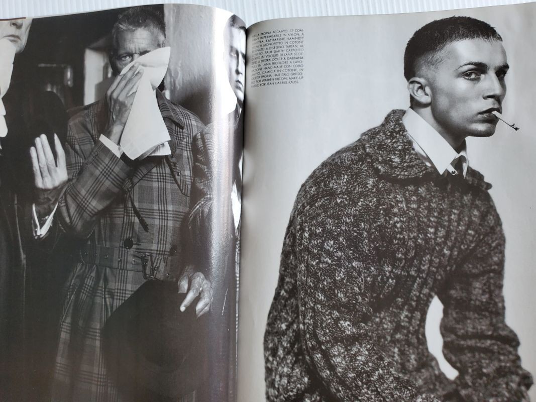 1996 L'Uomo Vogue mag BRUCE WEBER Desmond Harrington IAN