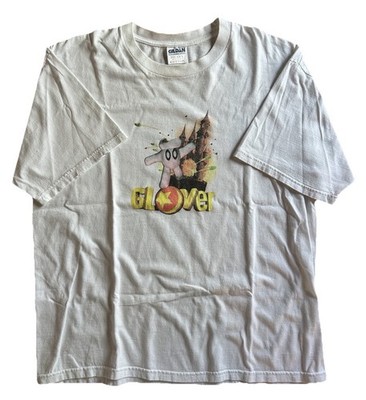 Vintage Glover 1998 Nintendo 64 N64 Video Game Promo T-Shirt 90s White XL RARE 