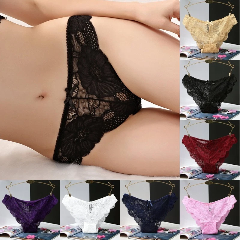 Höschen Unterwäsche durchsichtig Gummibund Dessous atmungsaktiv Schlüpfer - Bild 2 von 4