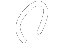 Genuine Nissan Axle Seal Clip 38225-ED50A