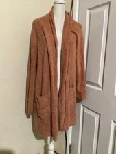 Barefoot Dreams Sweater Womens Extra Large CozyChic Lite Open Front BDWCL2149