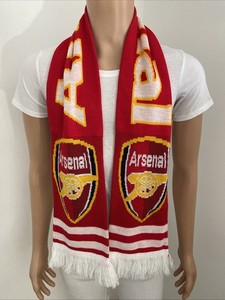 Écharpe Vintage Arsenal Années 80 - Ancien Logo Super Arsenal 47 - Accessoire Foot Rétro