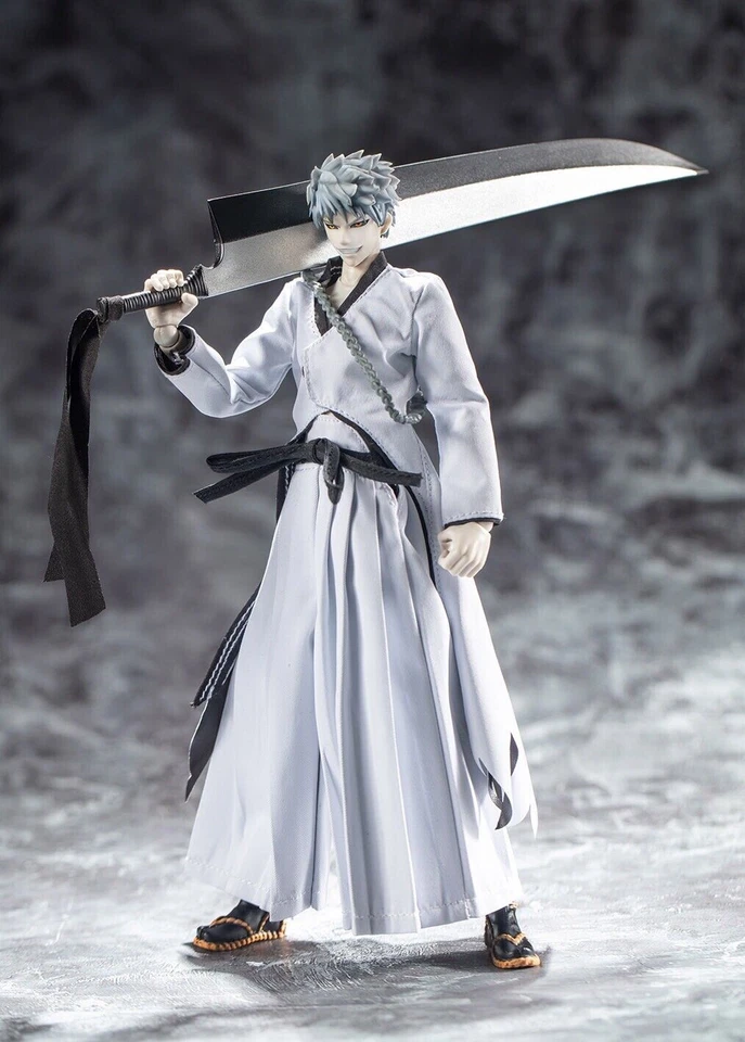Dasin GT model 6 inch action figure anime Bleach white ban kai Kurosaki ichigo - Image 3 of 4
