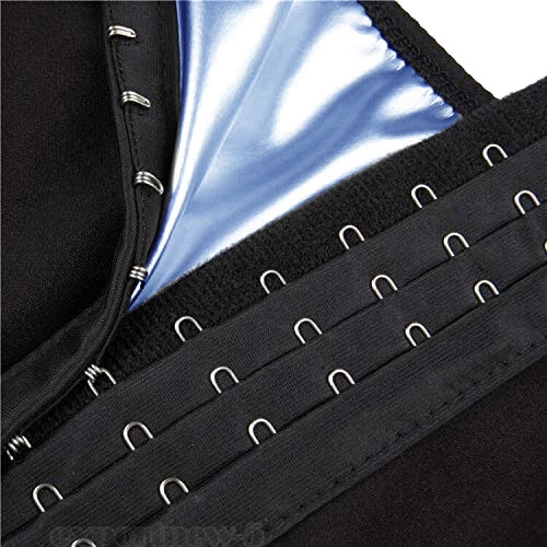 Damen Thermo Sauna Leggings Bauchweg Schwitzhose Abnehmen Laufhosen Sporthosen - Bild 18 von 35