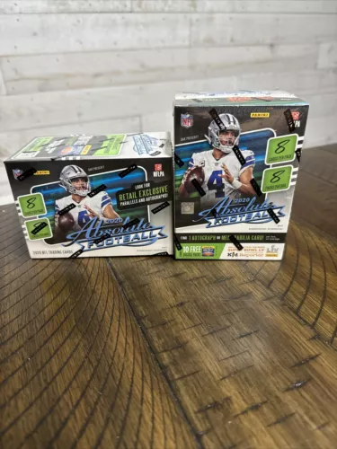 2020 Panini Absolute NFL Football Cards Blaster Box - Factory Sealed 2x