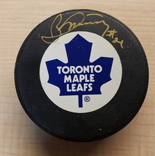 BORJE SALMING  SIGNED TORONTO MAPLE LEAF  Hockey Puck