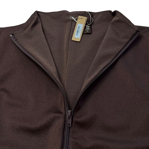 SKIMS All-In-One Shine Mock Neck Long Sleeve Jumpsuit Cocoa Womens 2X - Picture 6 of 12
