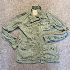 O'Neill Long Sleeve Button Down Green Jacket Women's XS