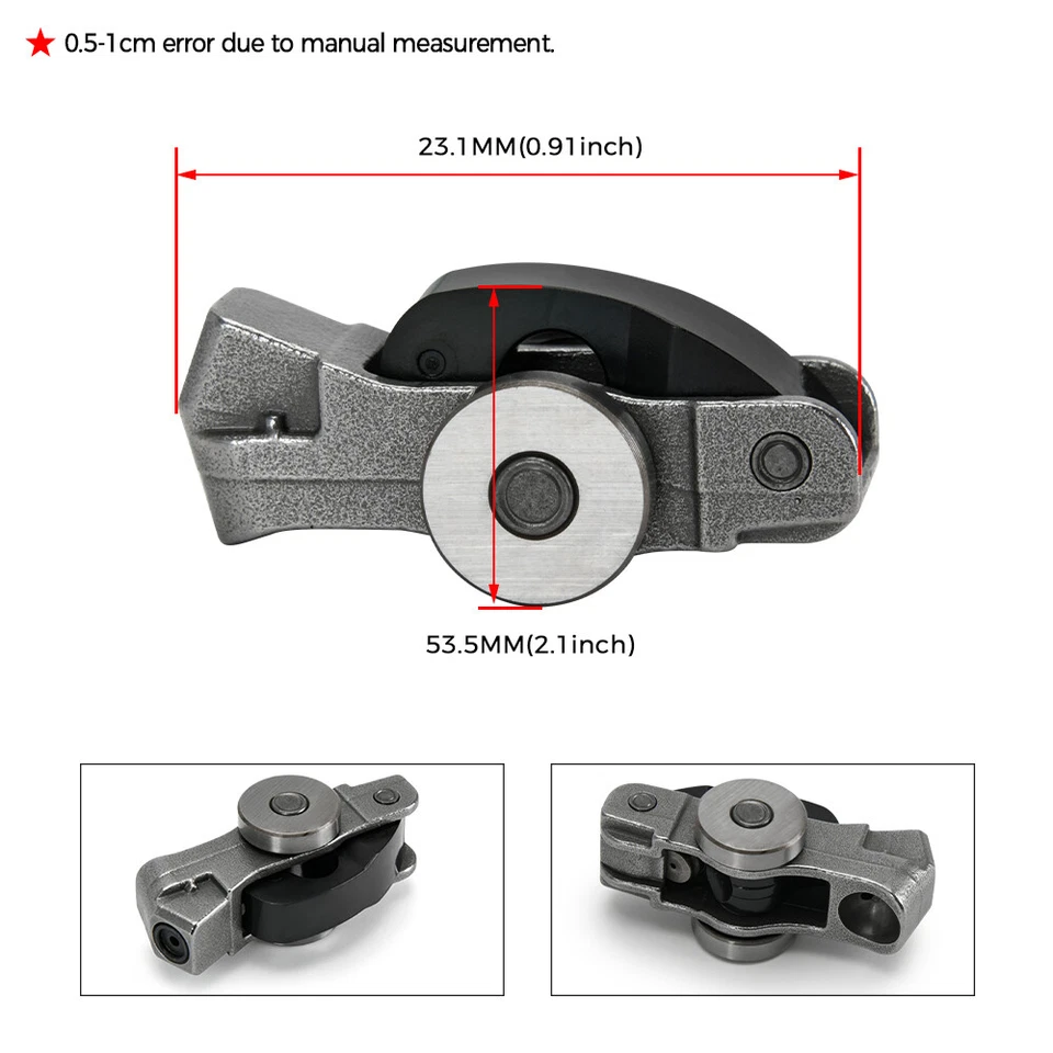 6x Valve Rocker Arms 5047896AD For Chrysler Pacifica Dodge Durango Jeep Wrangler Foto 2 de 4