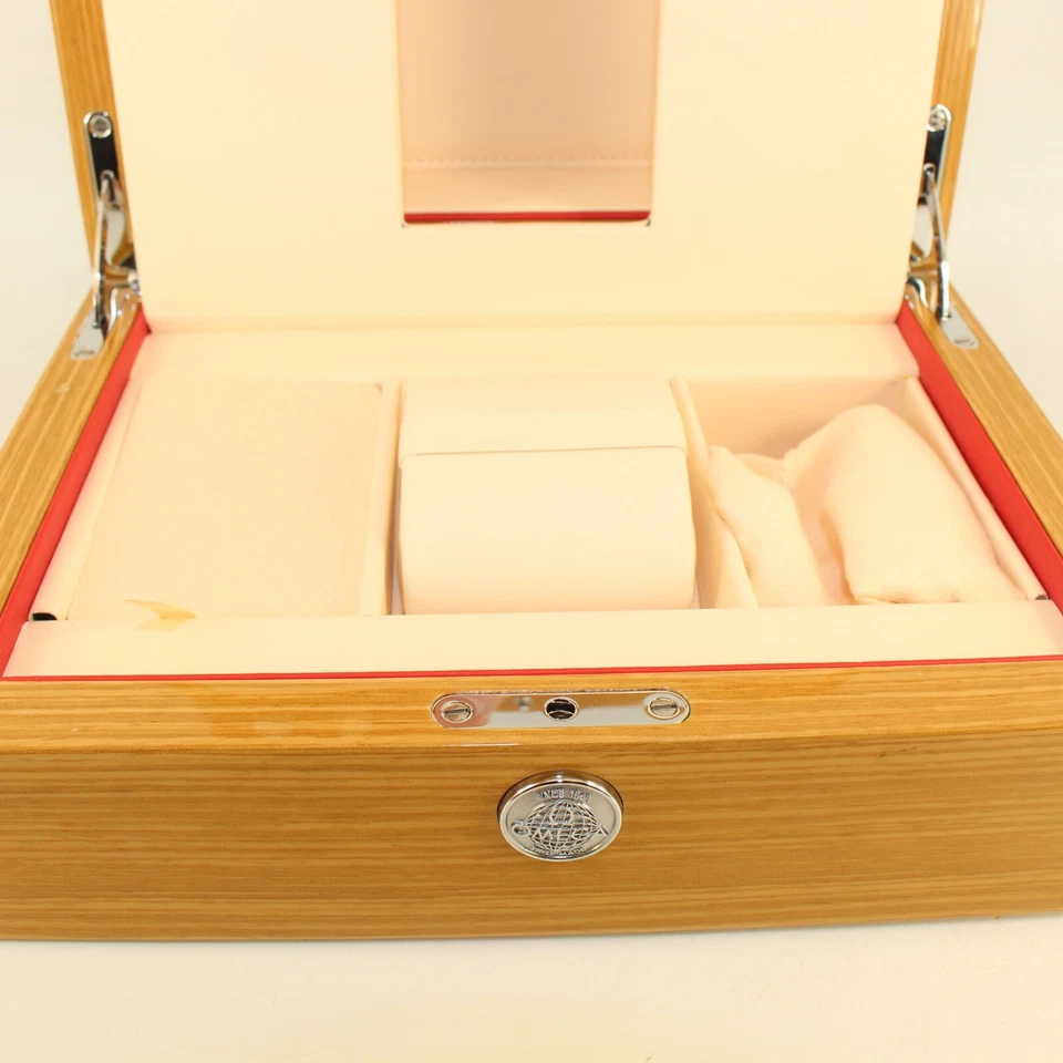 GENUINE OMEGA WATCH BOX WOODEN SEAMASTER SPEEDMASTER DEVILLE CONSTELLATION - Image 3 of 4