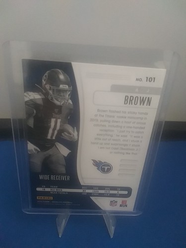 2019 Panini Absolute Rookie Orange Spectrum /75 AJ Brown #101 Rookie RC - Bild 2 von 2