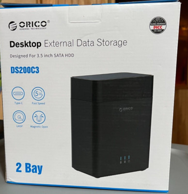 ORICO DS200C3  3.5'' Dual Bay SATA Hard Drive Duplicator