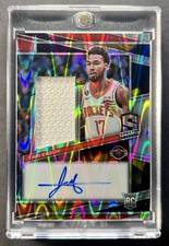 TARI EASON 2022-23 Spectra Rookie Jersey On-Card AUTO-Supernova #/75 RPA ROCKETS