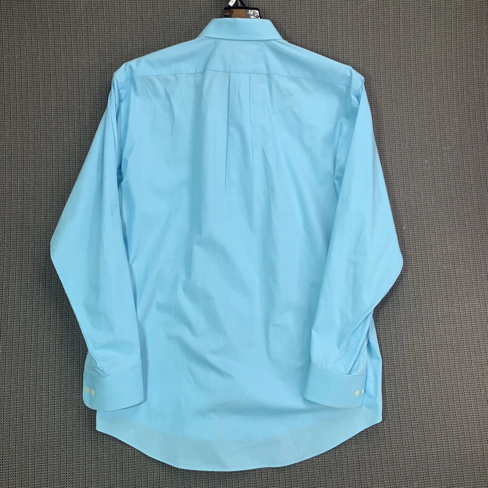 Valerio Garati 复古 90 年代华尔街棉涤纶男式 18.5 XXL 码衬衫 — 第 2/4 张图片