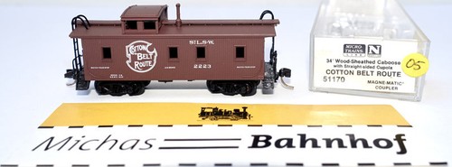 Micro Trains Line 51170 34' Sheathed Caboose Cotton Belt 2223 N 1:160 g05 å | Zustand: Gebraucht