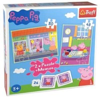 2In1 Puzzle Und Memo - Peppa Pig, 30 Und 48 Teile