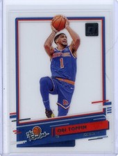 2020-21 Clearly Donruss Obi Toppin The Rookies RC - New York Knicks