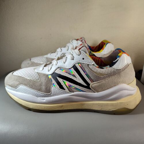 New Balance 5740 Running Shoes 'Pride Pack' White Black M5740PR1 Men Size 7.5