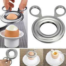 1PC Stainless Steel Boiled Egg Shell Opener Cutter Topper Kitchen Tool Craft