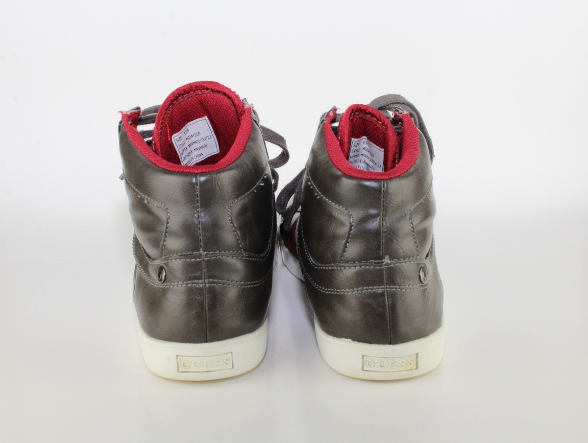 GUESS Men’s High Top Sneakers Size 11.5 Gray Casual Lace Up Guess Mannen Knit Hi-top Lace-up Fashion Sneakers in Gray | Lyst main image 3