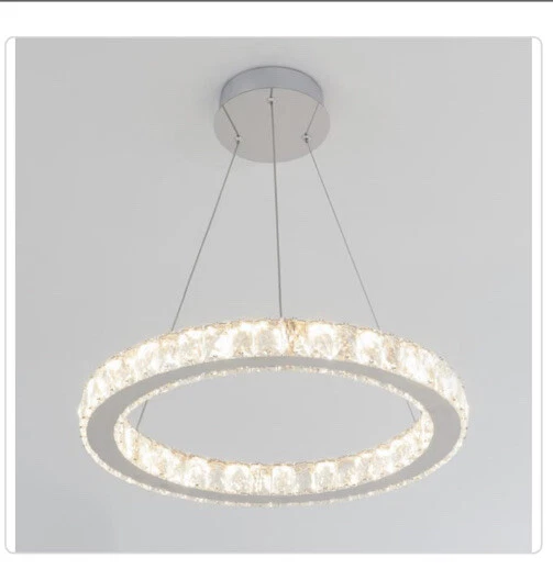 Artika Celebrity 20 Watt Integrated LED Chrome Pendant with Clear