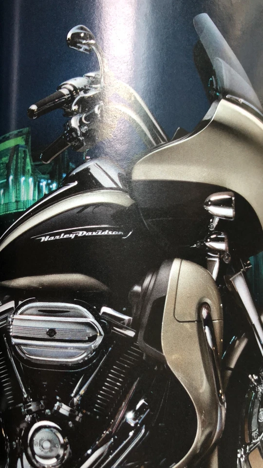 Insignia emblema tanque combustible gasolina fabricante de equipos originales para Harley Davidson CVO Touring Dyna Softail Foto 3 de 3