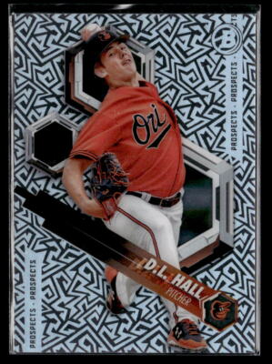 D.L. Hall - 2018 Bowman High Tek - Prospects Pattern 2 #PHT-DH Baltimore Orioles
