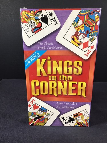 KINGS IN THE CORNER The Classic Family Card Game 1996 New sealed~ Jax LTD INC - 第 1/4 張圖片
