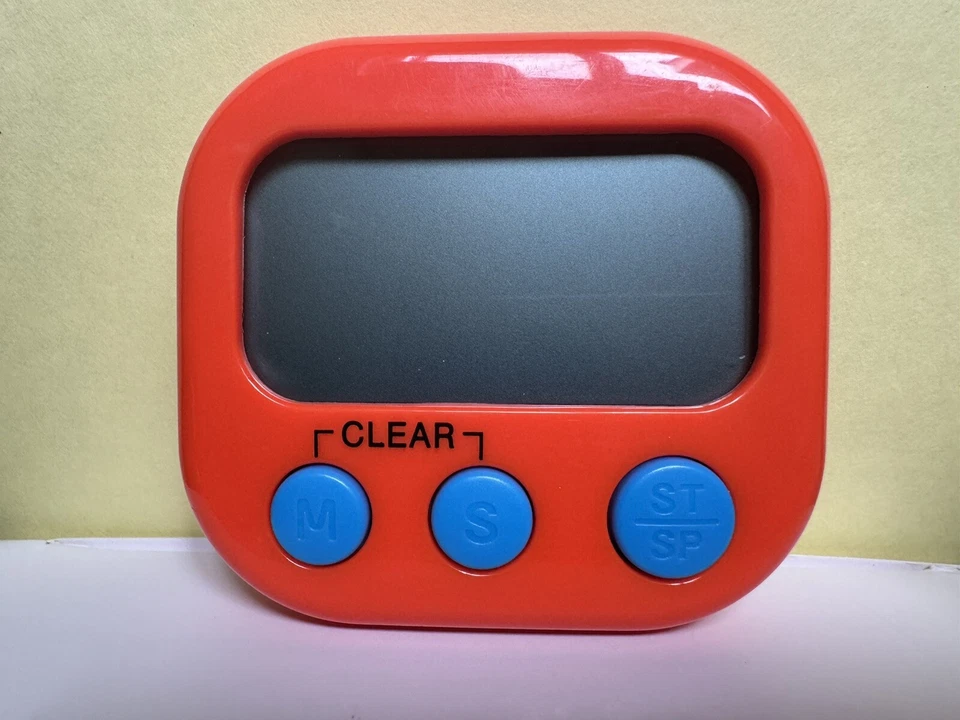 6 Pack Small Digital Kitchen Timer Magnetic Back and ON/Off Switch,Minute Second - Image 2 of 4