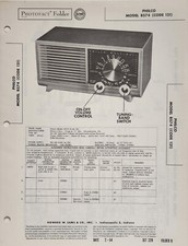SAMS PHOTOFACT SERVICE MANUAL 229-9 PHILCO RADIO B574