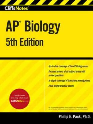 CliffsNotes AP Biology, 5th Edition (Cliffs Ap Biology) - Paperback - ACCEPTABLE
