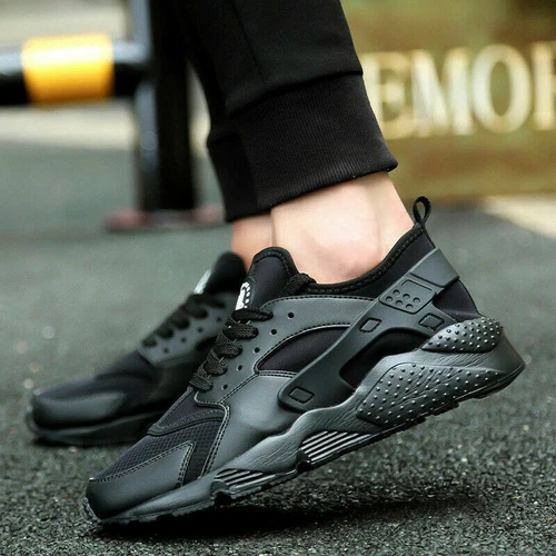 MENS WOMENS RUNNING TRAINERS SPORTS SNEAKERS LIGHTWEIGHT WALKING SHOES SIZE HOT - Picture 3 of 21
