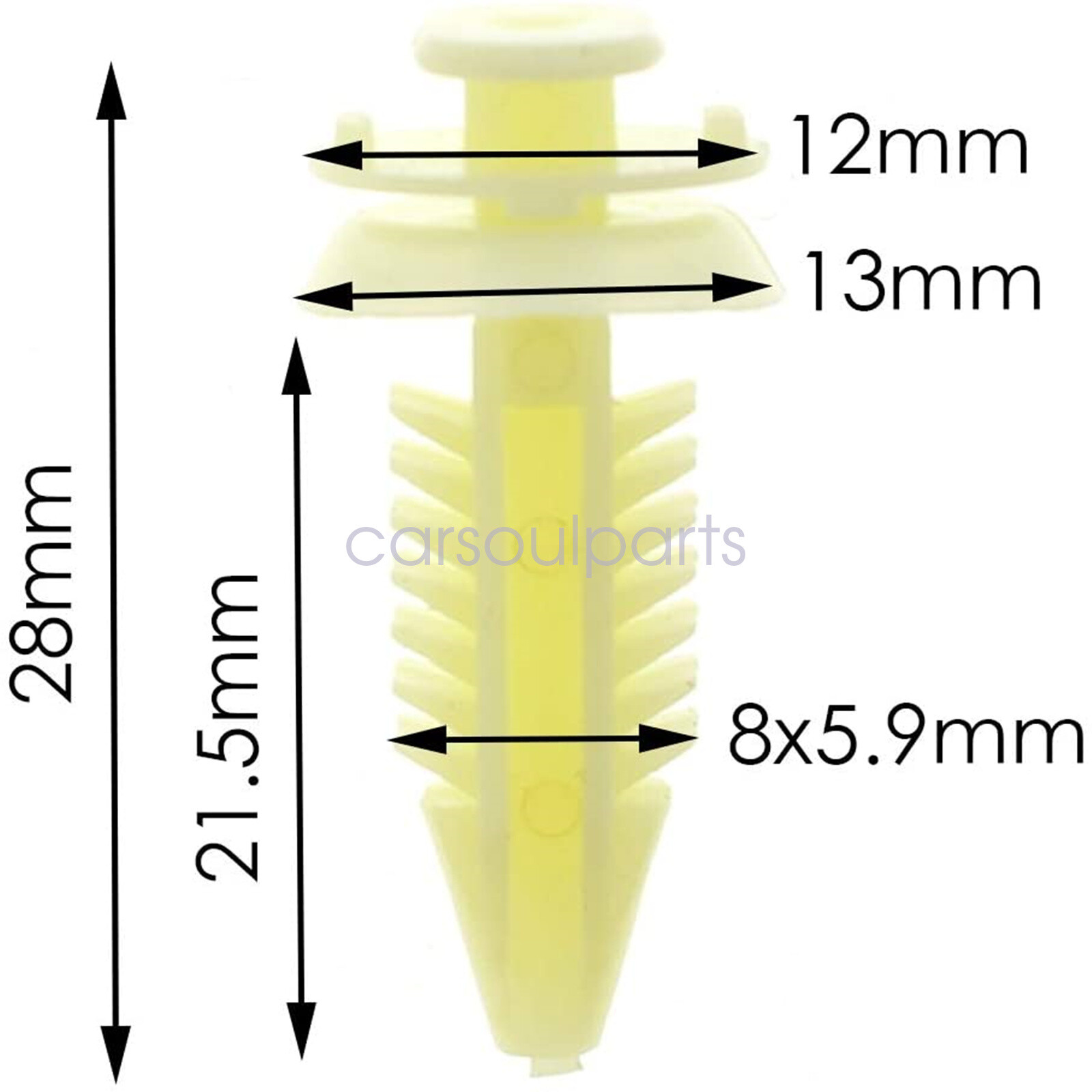 50 PCS DOOR TRIM PANEL CLIPS FITS CHEVROLET K10 K1500 C3500 TRUCK SUV