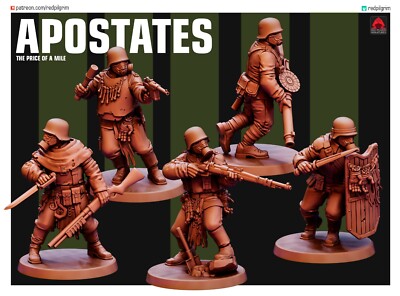 Red Pilgrim - Grimdark Heretics - Apostates - Compatible w/ Trench Crusade