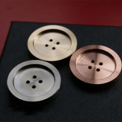 New Lucky Button Fidget Toy EDC Forget Worry Stone Anti Stress Coin Hand Spinner