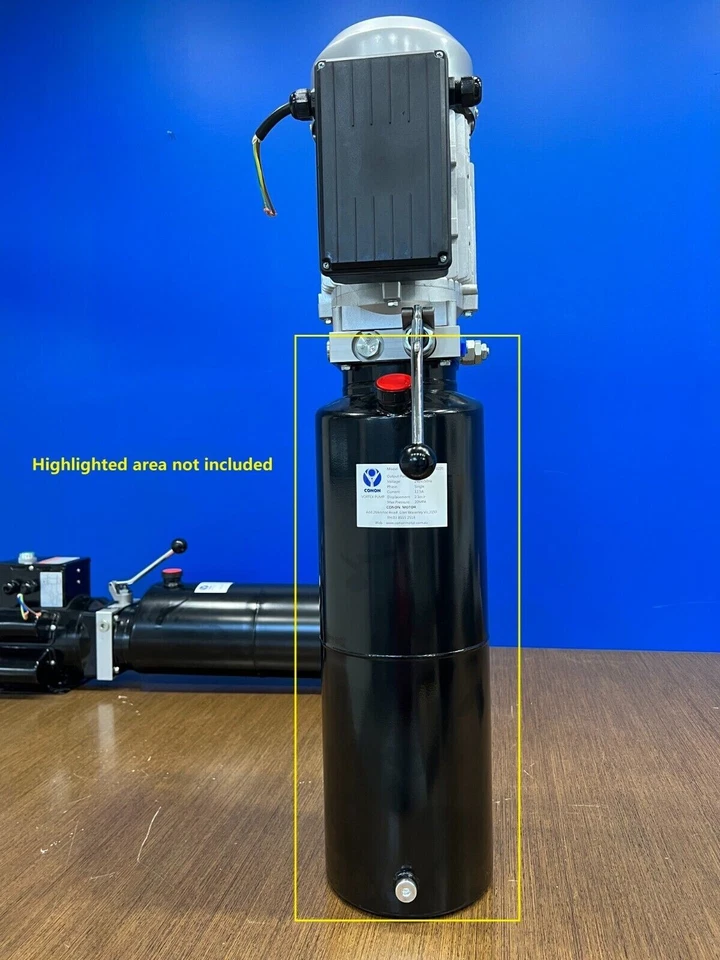 single phase 2.2kw Hydraulic pump spline motor 2800rpm vehicle lift hoist 9 spin - Image 4 of 4