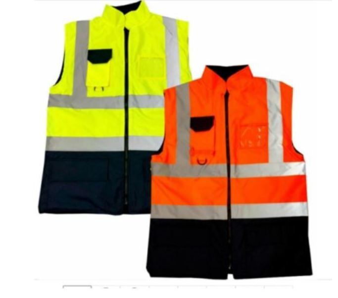 Gilet Scaldacorpo Impermeabile Reversibile Foderato In Pile Visibilità - Foto 3