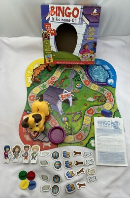 2002 Bingo Is His Name-O Game by Milton Bradley Complete/Works