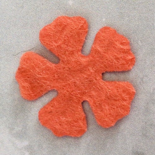 Mini Felt Flowers, Die Cut Felt Flowers - Picture 2 of 8