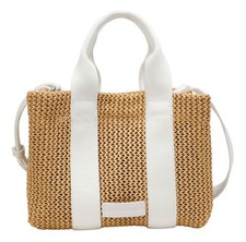 Marc O'Polo Romy Crossbody Bag S Handtasche Tasche White Cotton hellbraun creme