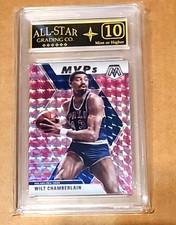 2019-20 Panini Prizm Mosaic MVP's Wilt Chamberlain #300- All-Star Grading 10