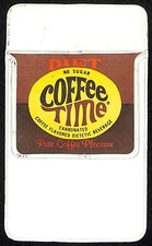 Vintage Plastic Pocket Protector - Diet Coffee Time Dietetic Beverage VGC